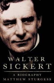 Walter Sickert : a life / Matthew Sturgis.