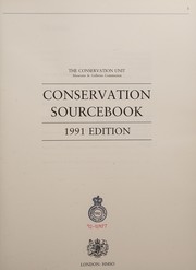 Conservation sourcebook / the Conservation Unit, Museums & Galleries Commission.