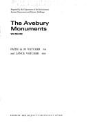 Vatcher, Faith de M. The Avebury monuments, Wiltshire /