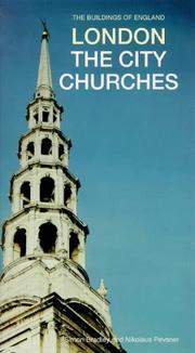 London : the city churches / by Simon Bradley and Nikolaus Pevsner.
