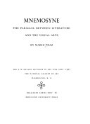Praz, Mario, 1896-1982, author. Mnemosyne: the parallel between literature and the visual arts.