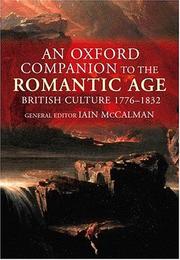  An Oxford companion to the Romantic Age :
