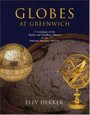 Dekker, Elly. Globes at Greenwich :
