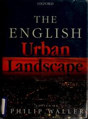  The English urban landscape /