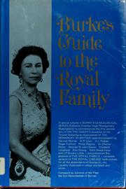  Burke's guide to the Royal Family.