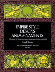 Beunat, Joseph. Empire style designs and ornaments :
