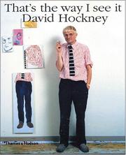 Hockney, David. That's the way I see it /