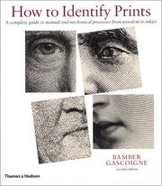 Gascoigne, Bamber. How to identify prints :