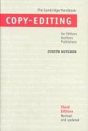 Copy-editing : the Cambridge handbook / Judith Butcher.
