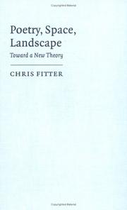 Fitter, Chris. Poetry, space, landscape :