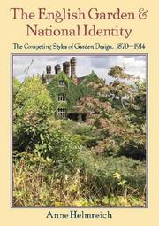 Helmreich, Anne. The English garden and national identity :