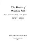 Piozzi, Hester Lynch, 1741-1821, author. The Thrales of Streatham Park /