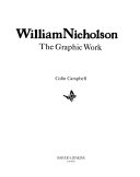 William Nicholson : the graphic work / Colin Campbell.