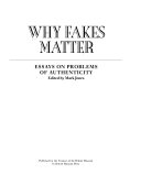  Why fakes matter :