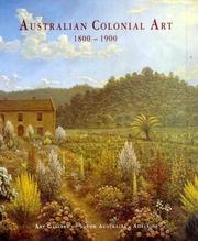 Radford, Ron. Australian colonial art, 1800-1900 /
