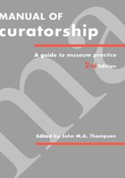  Manual of curatorship :