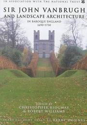  Sir John Vanbrugh and landscape architecture in Baroque England, 1690-1730 /