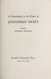 Shinagel, Michael. A concordance to the poems of Jonathan Swift,