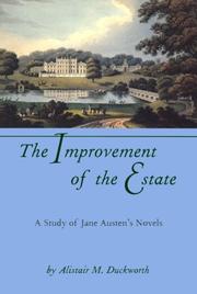 Duckworth, Alistair M., 1936- The improvement of the estate :