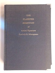 Caplan, H. H. The classified directory of artists' signatures, symbols & monograms /