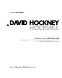 Hockney, David. David Hockney /