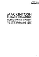 Mackintosh, Charles Rennie, 1868-1928. Mackintosh flower drawings :