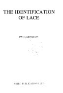Earnshaw, Pat. The identification of lace /