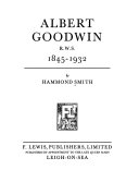 Smith, Hammond. Albert Goodwin, R. W. S. 1845-1932 /