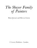 Stewart, Brian, 1929- The Shayer family of painters /