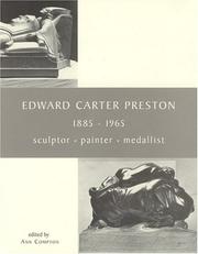 Preston, Edward Carter, 1885-1965. Edward Carter Preston, 1885-1965 :