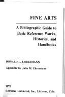 Ehresmann, Donald L., 1937- Fine arts :