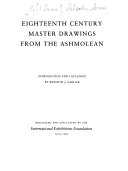 Garlick, Kenneth, 1916- Eighteenth century master drawings from the Ashmolean /
