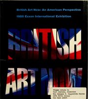 British art now : an American perspective : 1980 Exxon international exhibition / by Diane Waldman.