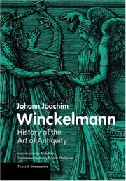 Winckelmann, Johann Joachim, 1717-1768.  History of the art of antiquity /
