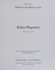 Italian plaquettes / edited by Alison Luchs.