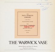Marks, Richard, 1945- The Warwick vase /