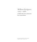 William Redgrave, 1903-1986 : commentary and catalogue / Peter Cannon-Brookes.