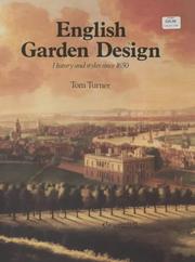 Turner, Tom. English garden design :