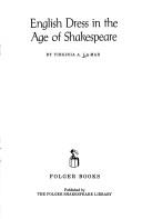 LaMar, Virginia A. English dress in the age of Shakespeare /