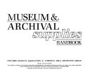  Museum & archival supplies handbook.