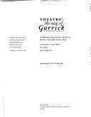 Lennox-Boyd, C. A. Theatre: the age of Garrick :