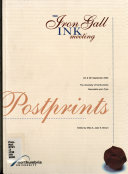 The Iron gall ink meeting : postprints, September 4th & 5th, 2000 / edited by Miss A. Jean E. Brown.