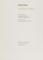 Daniel Katz Ltd. A collector's cabinet :