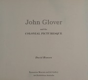 Hansen, David. John Glover and the colonial picturesque /