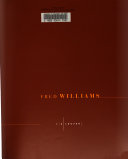 Williams, Fred, 1927-1982. Fred Williams.
