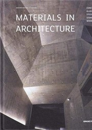  Materials in architecture :