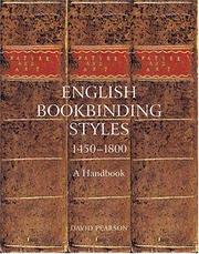 Pearson, David, 1955- English bookbinding styles, 1450-1800 :