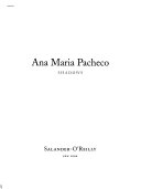 Pacheco, Ana Maria, 1943- Ana Maria Pacheco :