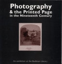  Photography & the printed page in the nineteenth century :