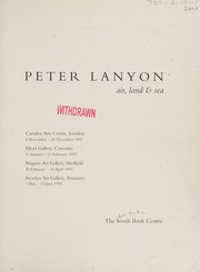 Lanyon, Peter, 1918-1964. Peter Lanyon :